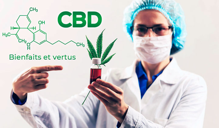 Bienfaits et vertus du CBD (cannabis) & traitement des troubles divers