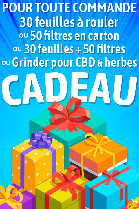 Cadeau offert pour tout achat de fleur de CBD